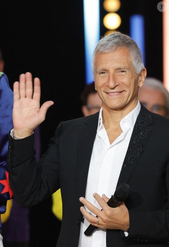 Nagui lors de la 38ème édition du Téléthon dans les studios de France 2 à Paris © Coadic Guirec / Bestimage