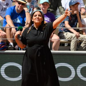 Inès Reg assiste à la journée des enfants à Roland Garros, le 21 mai 2022, Paris, France. Photo par Laurent Zabulon/ABACAPRESS.COM