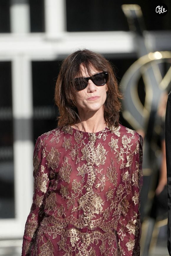 Charlotte Gainsbourg au défilé de mode Saint Laurent homme printemps / été 2027 à la Bourse du Commerce à Paris le 23 juin 2026

© Anne-Sophie Guebey / Bestimage