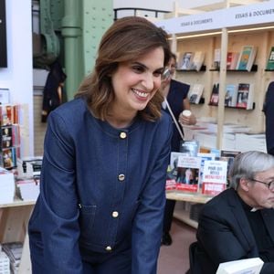 Sonia Mabrouk - Festival du Livre de Paris 2025 au Grand Palais à Paris le 11 avril 2025.
© Denis Guignebourg / Bestimage