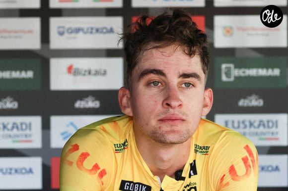 Paul Seixas sur la 4e étape de l'Itzulia Basque Country à Galdakao, en Espagne, le 9 avril 2026. Photo : Sirotti/Icon Sport/ABACAPRESS.COM
