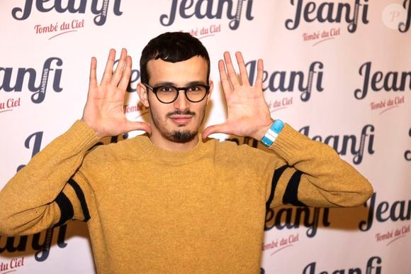 Paul El Kharrat à la 150 ème du spectacle "Tombé du ciel" de Jeanfi Janssens à la Comédie des Champs Elysées à Paris le 13 février 2025. Spectacle suivi d'une réception Restaurant Manko.
© Cédric Perrin / Bestimage