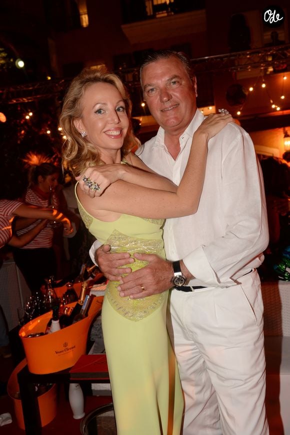 Exclusif - Le prince Charles de Bourbon des Deux-Siciles et sa femme la princesse Camilla - Traditionnelle soirée d'anniversaire du Byblos sur le thème de la Dolce Vita à Saint-Tropez, le 19 juillet 2018.
© Rachid Bellak / Bestimage