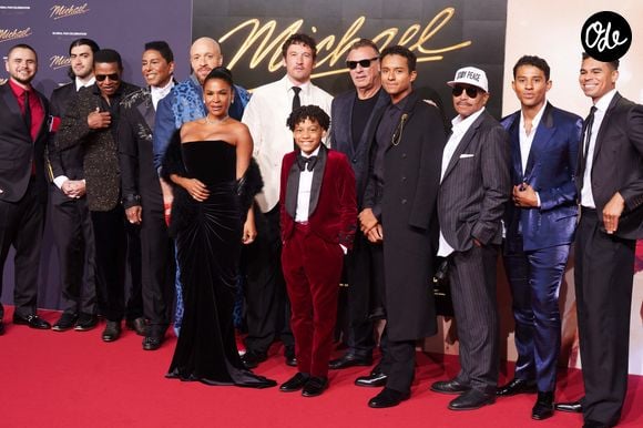 Prince Michael Jackson, Jr., Prince Michael Joseph Jackson, II Bigi, Jackie Jackson, Jermaine Jackson, Jaafar Jackson, Juliano Valdi, Marlon Jackson, Jermajesty Jackson - Première du biopic "Michael" à Berlin, le 10 avril 2026. API / BESTIMAGE