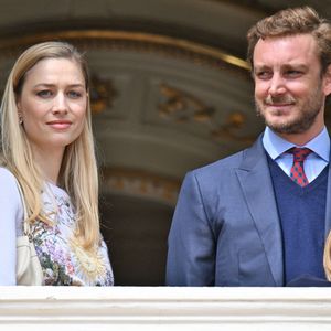 Le prince de Monaco fête son anniversaire (66 ans) en famille sur la Place du Palais princier de Monaco. © Bruno Bebert/Bestimage