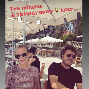 Laeticia Hallyday passe du bon temps en compagnie de son chéri à Saint-Palais-sur-Mer, le mardi 10 juin 2025, via Instagram @lhallyday