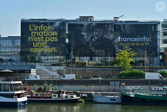 Illustration du siège de France Télévisions à Paris, France, le 29 septembre 2025. France Télévisions aborde une rentrée particulièrement houleuse, sur fond d’attaques frontales visant l’audiovisuel public. © Christian Liewig/Bestimage