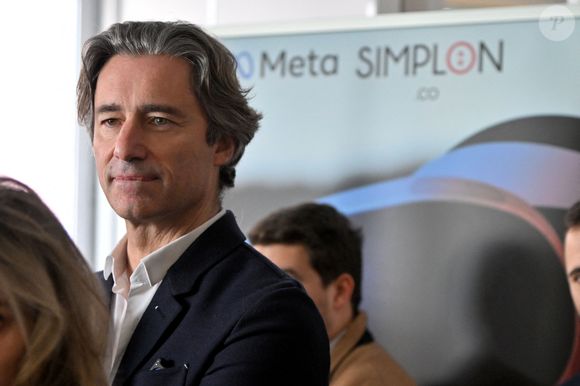 Laurent Solly, vice-président Europe du Sud de Meta, durant le lancement de l’Académie du Metavers à Nice, le 25  novembre 2022.
© Bruno Bébert/Bestimage