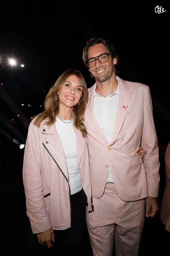 "Là je viens de recevoir une vidéo de mon fils qui est dans la piscine, et du coup, je recharge mon amour."

Camille Lacourt et sa compagne Alice Detollenaere à la soirée de lancement "Octobre Rose" organisée par l’association Ruban Rose à Paris le mardi 30 septembre 2025. 

© Coadic / Ausset-Lacroix / Bestimage