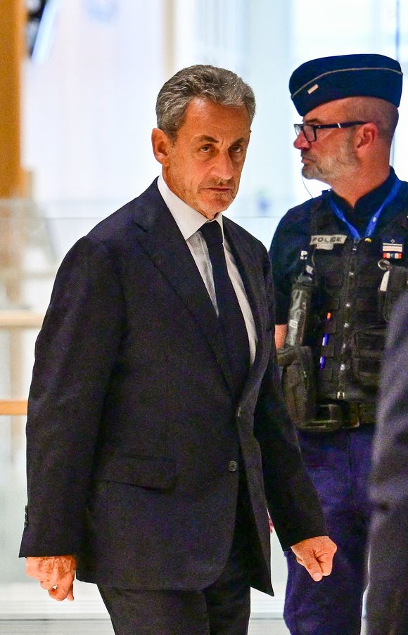 Nicolas Sarkozy condamné à 5 ans de prison à l'issue du procès de l'affaire du financement libyen au tribunal correctionnel de Paris  
© Christian Liewig / Bestimage