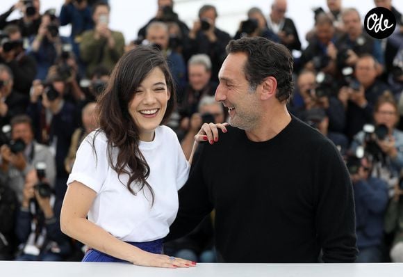 Mélanie Doutey et Gilles Lellouche - Photocall du film "Le grand bain" au 71ème Festival International du Film de Cannes, le 13 mai 2018.
© Borde / Jacovides / Moreau / Bestimage
