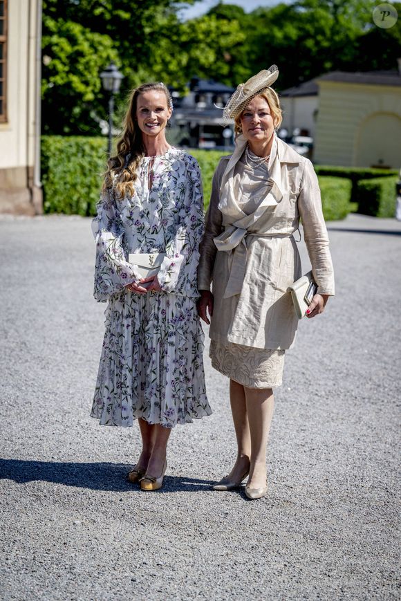Baptême de la princesse Inès dans l'église du château de Drottningholm sur l'île de Lovön, le jour des noces d'étain du prince Carl Philip de Suède et de la princesse Sofia (Hellqvist) de Suède, le 13 juin 2025.
© Dana Press / Bestimage