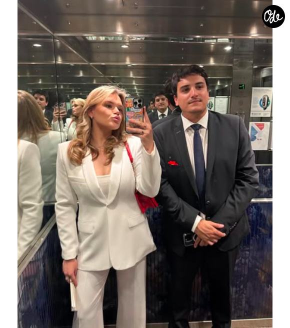 Camille Gottlieb et Médy Anthony, photo partagée le 5 juillet 2024.