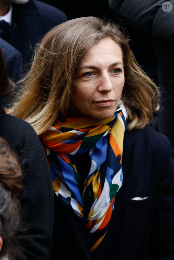 Amélie Etasse - Obsèques de Marion Game en l'église Saint Roch à Paris le 31 mars 2023. © Christophe Clovis / Bestimage