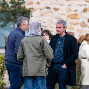 David Brécourt aux obsèques du chanteur Herbert Léonard au crématorium de Saint-Fargeau-Ponthierry, France, le 12 mars 2025. © Bestimage