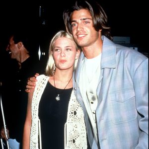 Archives - David Charvet et Nicole Eggert en 1993. ALPHA AGENCY / BESTIMAGE
