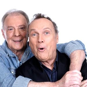 Exclusif - Portraits de Herbert Leonard et Julien Lepers lors de l'enregistrement de l'émission "Chez Jordan de Luxe" à Paris le 8 octobre 2024.