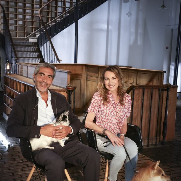 Exclusif - Ary Abittan pendant l’enregistrement d’Animaux Stars, présenté par B.Montiel et diffusé le 4 octobre 2025 sur Animaux TV, à Paris, France le 3 juillet 2025. © Jack Tribeca/Bestimage