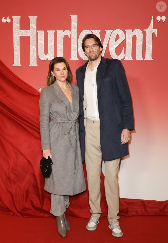 Camille Lacourt et sa compagne Alice Detollenaere - Avant-première du film "Hurlevent" au Grand Rex à Paris le 2 février 2026. © Coadic Guirec/Bestimage