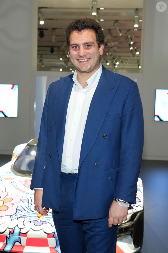 Gabriel Jagger (le fils de Mick Jagger) visite l'exposition Porsche "Driven by Dreams" & "Dreamers Night" à Berlin le 25 janvier 2023. (API / BESTIMAGE).