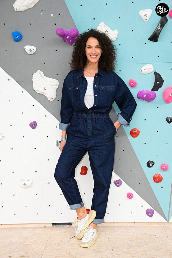 Linda Hardy ( actrice et mannequin - Miss France 1992 ) - Inauguration de la plus grande salle d'escalade du monde, Climb Up, à Aubervilliers le 12 mai 2022.

© Federico Pestellini / Panoramic / Bestimage