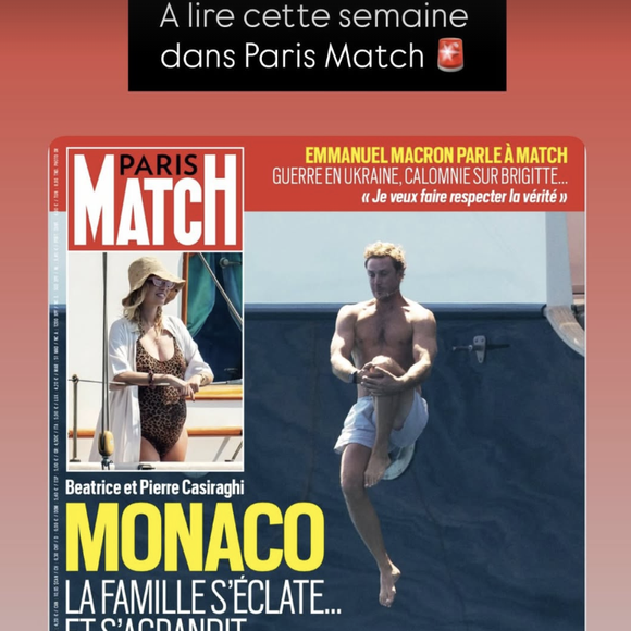 Un article à retrouver dans Paris Match, cette semaine