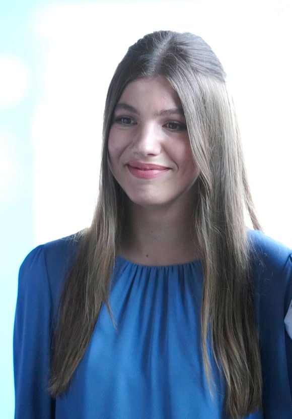 L'infante Sofia d'Espagne - La famille royale d'Espagne visite le salon de présentation des projets du Forum des talents à l'hôtel Melia Lloret avant la cérémonie de remise des prix Princesse de Gérone le 10 juillet 2024.

© Lalo Yasky / Bestimage