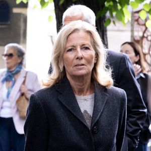 Claire Chazal - Obsèques de l'avocat Pierre-François Veil au Cimetière du Montparnasse à Paris le 8 mai 2026. © Tiphaine Libely/Bestimage