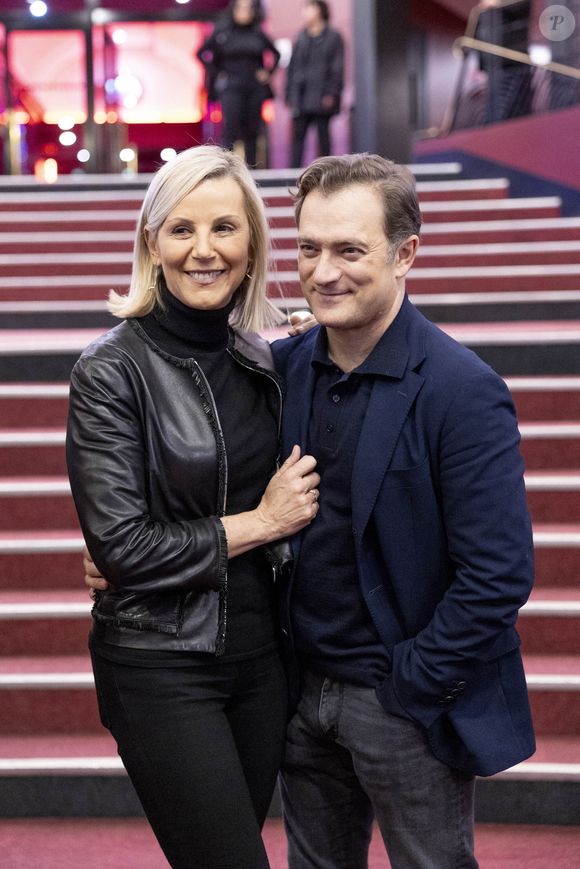 Exclusif - Laurence Ferrari et son mari Renaud Capuçon - People au concert de Renaud Capuçon à l'Olympia à Paris, France, le 10 mars 2024. © Moreau-Tribeca/Bestimage