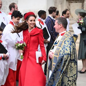 Catherine (Kate) Middleton, princesse de Galles - La famille royale britannique célèbre le 76ème Commonwealth Day à l'abbaye de Westminster à Londres, le 10 mars 2025.
