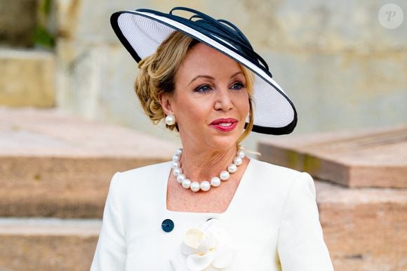 Camilla de Bourbon-Deux-Siciles lors de la confirmation des jumeaux à l'église du palais de Fredensborg au Danemark, le 18 avril 2026. Photo par Mischa Schoemaker/ABACAPRESS.COM