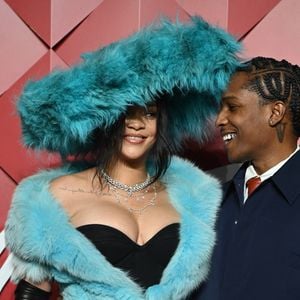 Rihanna, ASAP Rocky aux British Fashion Awards 2024 au Royal Albert Hall, à Londres, le 2 décembre 2024.