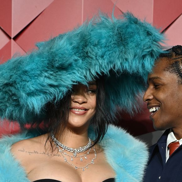 Rihanna, ASAP Rocky aux British Fashion Awards 2024 au Royal Albert Hall, à Londres, le 2 décembre 2024.
