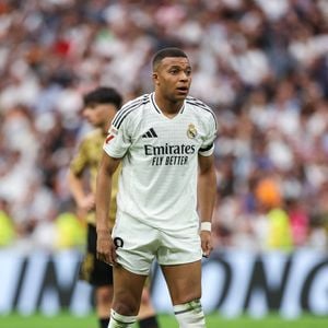 Kylian Mbappé, lors du dernier match de Luka Modric sous le maillot du Real Madrid, à Madrid, Espagne, le 24 mai 2025.
Le dernier match de Modric avec le Real Madrid sera contre la Real Sociedad.
Photo : Zeljko Lukunic/PIXSELL