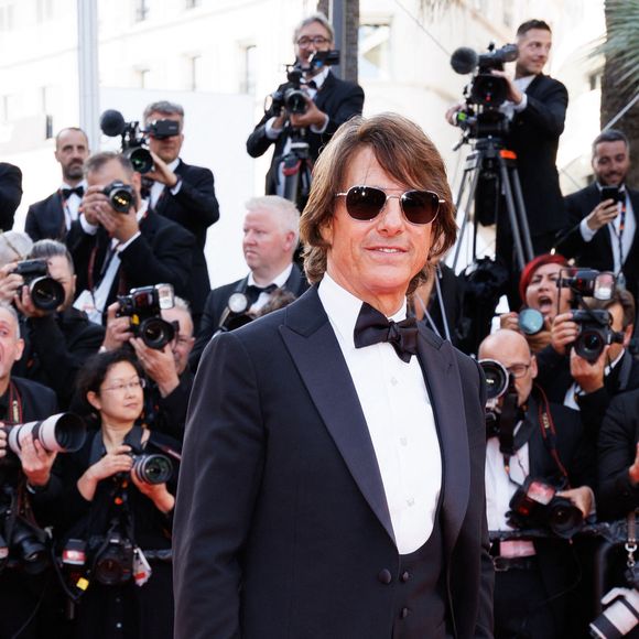 Tom Cruise - Montée des marches du film « Mission Impossible : The Final Reckoning » lors du 78ème Festival International du Film de Cannes, au Palais des Festivals à Cannes. Le 14 mai 2025
© Jacovides-Moreau / Bestimage