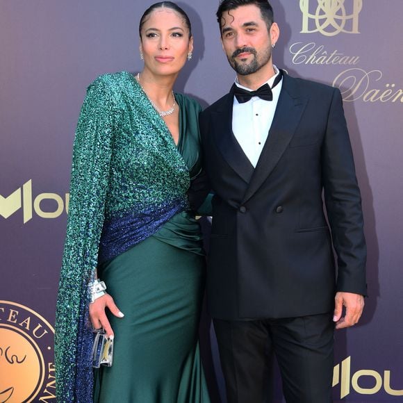 Zaho et son compagnon Florent Mothe - 9ème gala étoilé Patrick Mouratoglou (coach légendaire de S. Williams) au profit de la Fondation Champ'seed à la Mouratoglou Academy afin de soutenir les jeunes espoirs du tennis mondial à Biot. Photo par Agence / Bestimage