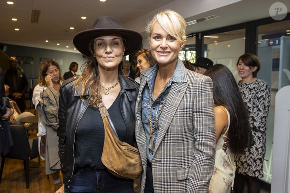Exclusif - Nadia Fares, Laeticia Hallyday - Inauguration du "Johnny's Bar" à l'AccorHotels Arena Paris Bercy à Paris, à l'occasion du concert hommage à Johnny Hallyday. Le 14 septembre 2021
© Borde-Jacovides-Moreau / Bestimage