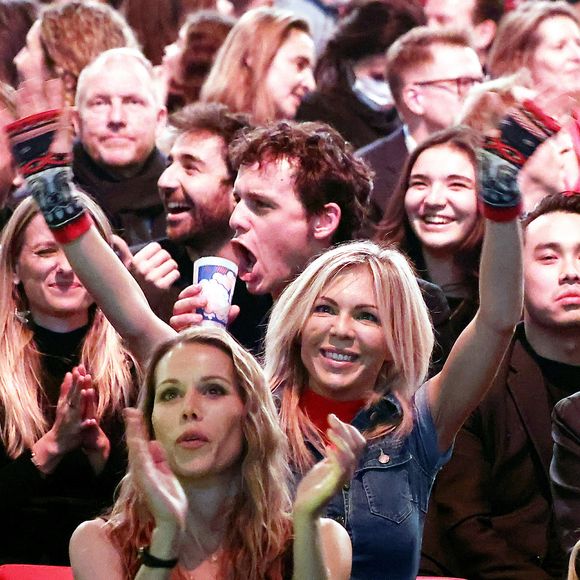 Exclusif -Tiphaine Auzière et sa soeur Laurence Auzière-Jourdan - Personnalités lors de l'enregistrement de l'émission "Le gala des Pièces Jaunes, le concert événement" au Zenith de Paris, et diffusée le 28 janvier sur France 2. Le 25 janvier 2023
© Dominique Jacovides / Bestimage