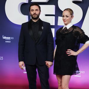 Pio Marmai et sa compagne Charlotte Ranson au photocall de la 48ème cérémonie des César à l’Olympia à Paris le 24 février 2023
© Dominique Jacovides / Olivier Borde / Bestimage