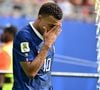Éliminés par l'Espagne en demi-finale puis battus par l'Angleterre, les Bleus concèdent une amère désillusion.

Kylian Mbappé durant le match France-Angleterre de la Coupe du monde 2026, le 18 juillet 2026. 

© SPP/ Psnewz / Bestimage