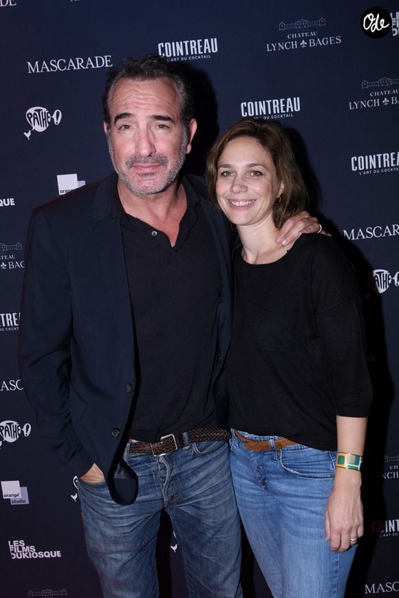 Exclusif - Jean Dujardin et sa femme Nathalie Péchalat - After party du film "Mascarade" à Paris, le 20 octobre 2022. 

© Rachid Bellak / Bestimage