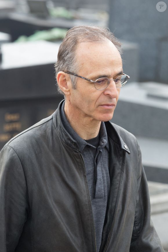 Jean-Jacques Goldman lors des obseques de Veronique Colucci au cimetière de Montrouge, Paris, France le 12 avril 2018. Photo ABACAPRESS.COM