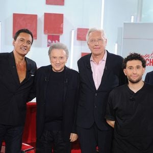 Exclusif - Lorie Lina, Joy Esther, Dany Brillant, Michel Drucker, Bertrand Beyern, Youness Hanifi et Franck Ferrand - Enregistrement de l'émission Vivement dimanche spéciale Paris, au studio Rive Gauche, presentée par M. Drucker le 16 septembre 2026 avec une diffusion sur France 3 le 20/09/2026. Guillaume Gaffiot/Bestimage