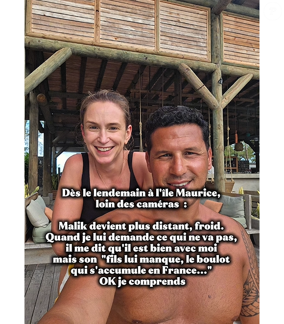 Après un séjour à Maurice et quelques jours au ski où Malik s'était montré plus distant mais néanmoins rassurant, un coup de fil a tout fait basculer
Malik et Clémence de "Mariés au premier regard", c'est terminé