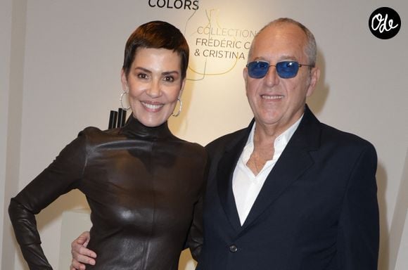 Exclusif - Cristina Cordula et son mari Frédéric Cassin - Cocktail à l'occasion des ventes: "Shaping Colors Collection Frédéric Cassin et Cristina Cordula" chez Christie's à Paris le 28 novembre 2024. © Coadic Guirec/Bestimage