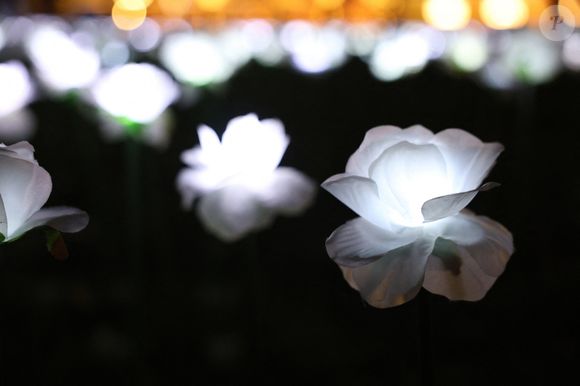 La princesse de Galles visite le jardin Ever After à l'hôpital Royal Marsden. Le jardin est composé de 30 000 roses illuminées que les membres du public peuvent dédier à un membre de leur famille en soutien à la Royal Marsden Cancer Charity à Londres, Angleterre, Royaume-Uni, le 13 décembre 2025. Photo by Toby Shepheard/Kensington Palace/Avalon/ABACAPRESS.COM