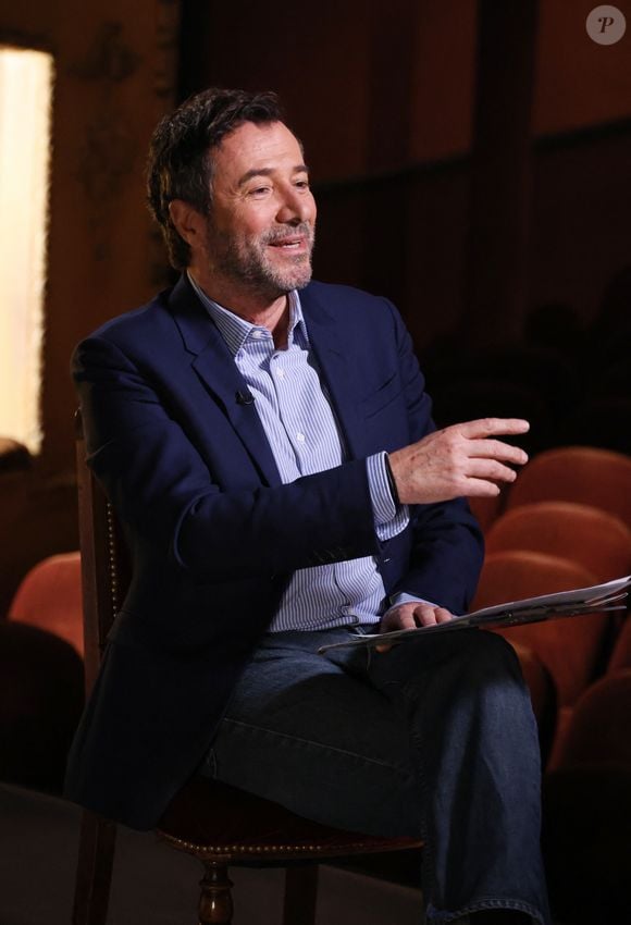 Exclusif - Felix Radu lors de l'enregistrement de l'émission "Olympiascope" au théâtre Antoine, présentée par B.Montiel et diffusée le 24 juillet 2025, à Paris, le 18 février 2025. 
© Denis Guignebourg / Bestimage