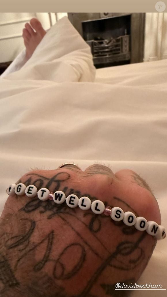 David Beckham à l'hôpital