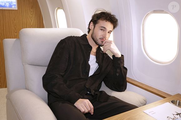 Exclusif - Anthony Colette lors de l'enregistrement de l'émission "Le Jet de Luxe", présentée par Jordan de Luxe. Paris, le 20 mars 2025. © Cédric Perrin/Bestimage