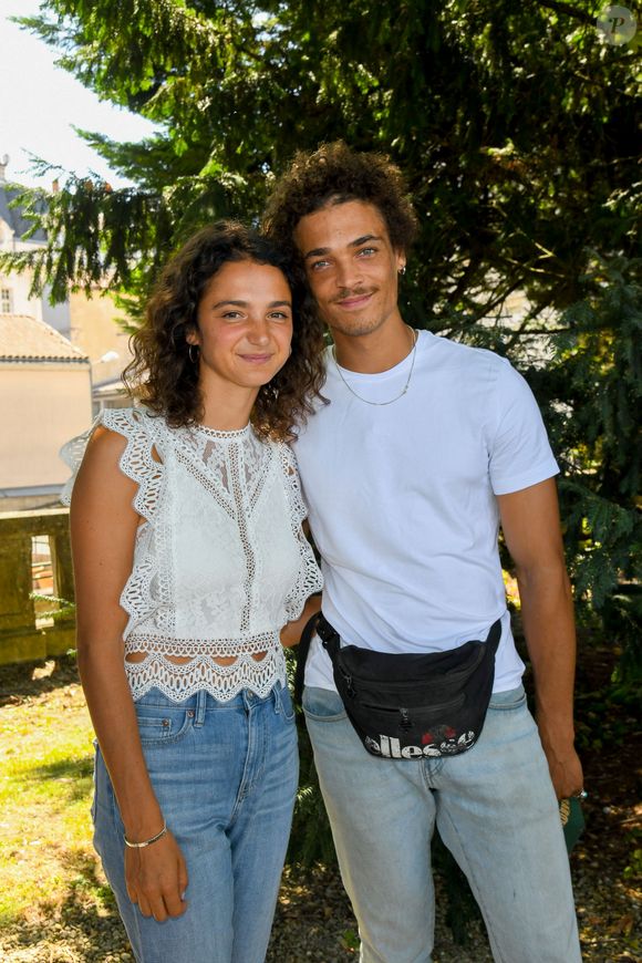 Pauline Bression et Bryan Trésor pour le film"Vagabondes" lors de la 12ème édition du festival du Film Francophone d'Angoulême, France, le 24 août 2019. © Coadic Guirec/Bestimage